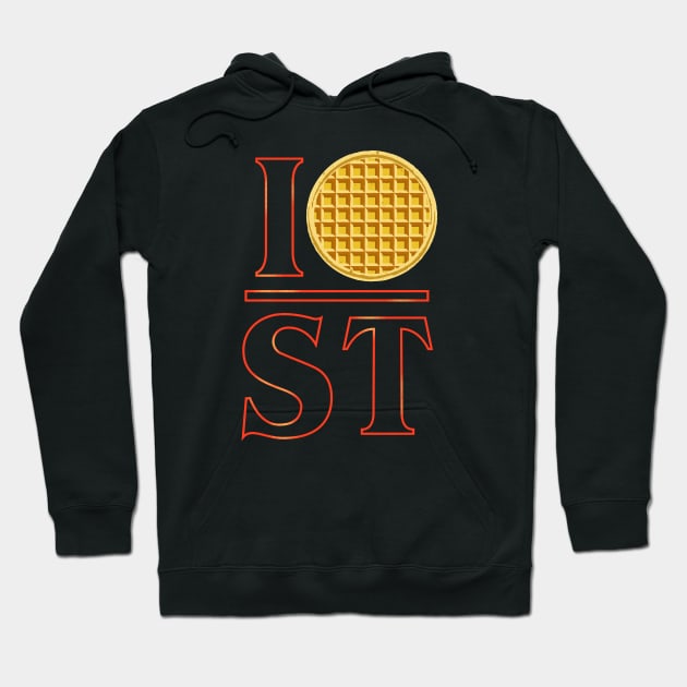 I Heart Waffles and Other Stranger Things Hoodie by DeepFriedArt